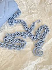Gucci | GG Marmont Belt Bag 699757 Blue - 5