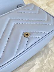 Gucci | GG Marmont Belt Bag 699757 Blue - 4