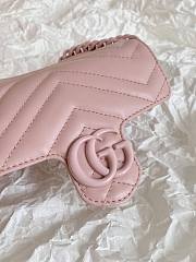 Gucci | GG Marmont Belt Bag 699757 Pink - 3