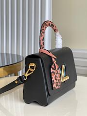 Louis Vuitton | Twist MM Handbag M58568 Black - 5