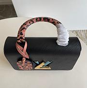 Louis Vuitton | Twist MM Handbag M58568 Black - 3