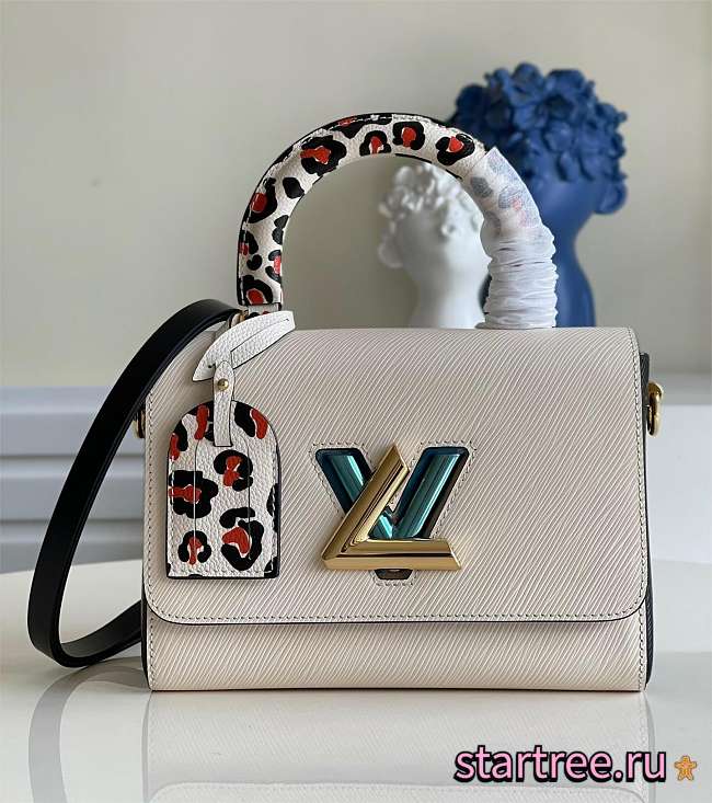 Louis Vuitton | Twist MM Handbag M58568 White - 1