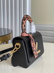 Louis Vuitton | Twist PM Handbag M58568 Black - 2