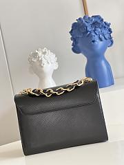 Louis Vuitton | Twist MM Handbag M59896 Black - 3