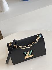 Louis Vuitton | Twist MM Handbag M59896 Black - 4
