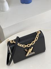 Louis Vuitton | Twist MM Handbag M59033 Black - 3