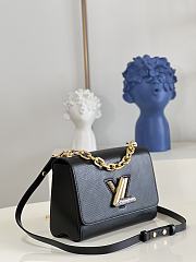 Louis Vuitton | Twist MM Handbag M59033 Black - 4