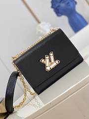 Louis Vuitton | Twist MM Handbag M59218 Black - 4