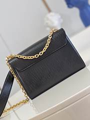 Louis Vuitton | Twist MM Handbag M59218 Black - 5