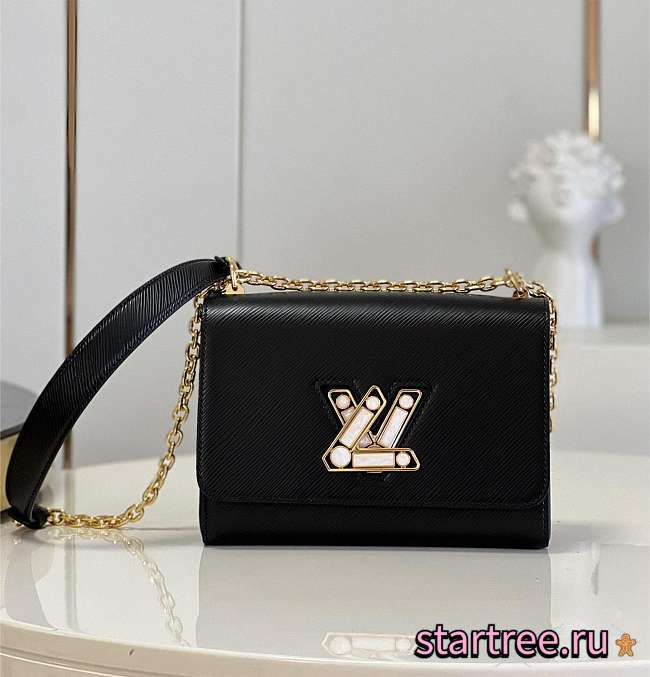 Louis Vuitton | Twist MM Handbag M59218 Black - 1