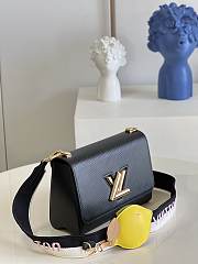 Louis Vuitton | Twist MM Handbag M20680 Black - 4