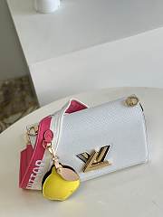 Louis Vuitton | Twist MM Handbag M20680 White - 5