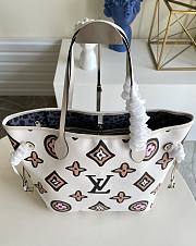 Louis Vuitton | Neverfull Cream MM tote Bag M45819 - 4