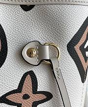 Louis Vuitton | Neverfull Cream MM tote Bag M45819 - 6