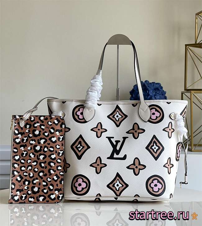 Louis Vuitton | Neverfull Cream MM tote Bag M45819 - 1