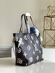 Louis Vuitton | Neverfull Black MM tote Bag M45818 - 6