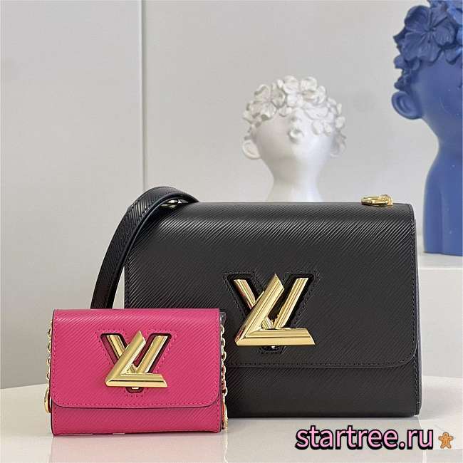 Louis Vuitton | Twist PM Handbag M50282 Black&Rosy - 1