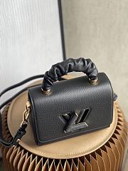 Louis Vuitton | Twist PM Handbag M58691 Black - 4