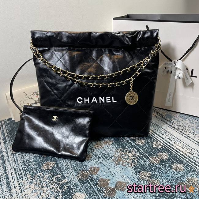 Chanel 22 Shoulder bag black 220416C 35x37x7cm - 1