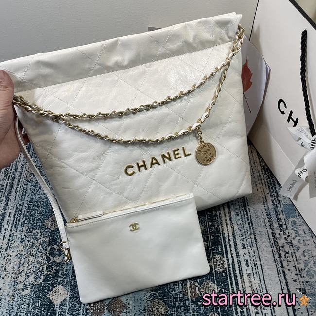 Chanel 22 Shoulder bag white  220416C 35x37x7cm - 1