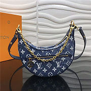 Louis Vuitton Loop Bag Denim Blue 23x13x6cm - 1