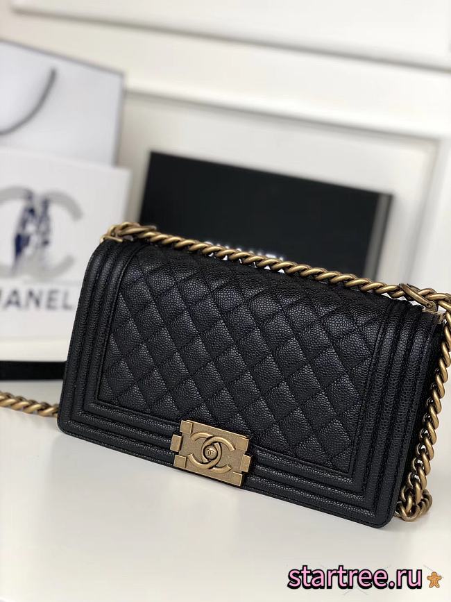 Chanel Leboy Bag Cowhide Black  - 1