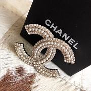 CHANEL | Brooch pearl double C-shaped 2 - 5