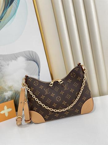 LV BOULOGNE Zipped Handbag Brown