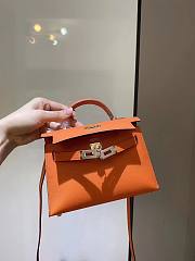 Hermès | Epsom Mini Kelly Sellier 20 Orange  - 2