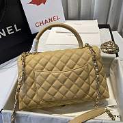 Chanel Coco Handle Bag Yellow-28cm - 5