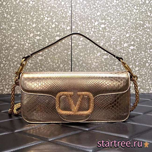 Valentino Handle Bag Rose Golden-27cm - 1