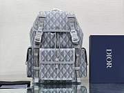 Dior Backpack Calfskin Gray-43cm - 1