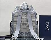 Dior Backpack Calfskin Gray-43cm - 3