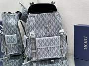 Dior Backpack Calfskin Gray-43cm - 5