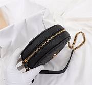 YSL Vinyle Round Black Bag-17*17*5.5 - 2