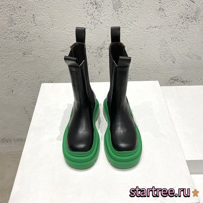 Bottega Veneta Boots Green and Black - 1