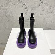 Bottega Veneta Boots Purple and Black - 1