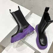 Bottega Veneta Boots Purple and Black - 2