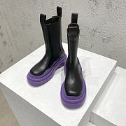 Bottega Veneta Boots Purple and Black - 4