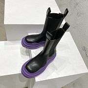 Bottega Veneta Boots Purple and Black - 3