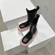 Bottega Veneta Boots Pink and Black - 5