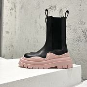 Bottega Veneta Boots Pink and Black - 4