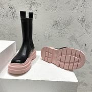 Bottega Veneta Boots Pink and Black - 2