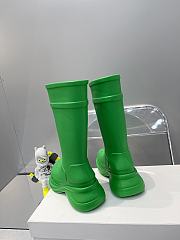 Balenciaga Boots In Green - 5