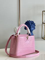 Louis Vuitton | Crocodile Handbag In Pink-31cm - 3