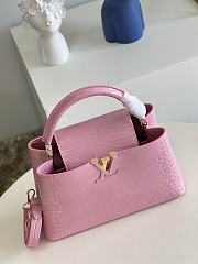 Louis Vuitton | Crocodile Handbag In Pink-31cm - 4