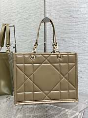 DIOR Medium Essential Tote Bag Hazelnut Archicannage Calfskin-36.5*28*17cm - 3