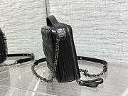 DIOR | Caro Black belt pouch with chain-19*5*14cm - 4