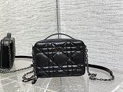 DIOR | Caro Black belt pouch with chain-19*5*14cm - 3