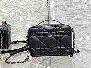 DIOR | Caro Black belt pouch with chain-19*5*14cm - 2